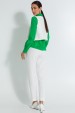 Camisa Alongada com Gola Destacada de Alfaiataria Feminina Princess - Verde - Tlic Rio