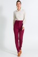 Calça Skinny com Pespontado de Alfaiataria Feminina Giana - Bordo - Tlic Rio