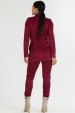 Blazer Alongado com Recorte Frontal de Alfaiataria Feminina Electra - Bordo - Tlic Rio