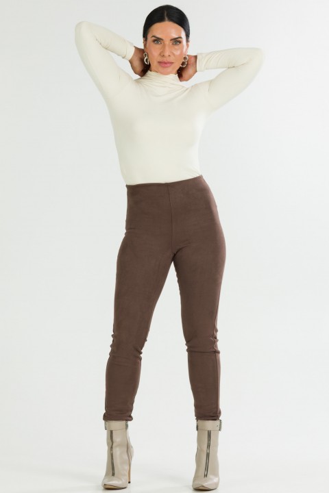 Calça Skinny de Alfaiataria Feminina Fabíola - Chocolate - Tlic Rio