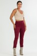 Calça Skinny de Alfaiataria Feminina Fabíola - Bordo - Tlic Rio