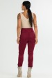 Calça Skinny de Alfaiataria Feminina Fabíola - Bordo - Tlic Rio