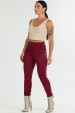 Calça Skinny de Alfaiataria Feminina Fabíola - Bordo - Tlic Rio