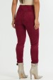 Calça Skinny de Alfaiataria Feminina Fabíola - Bordo - Tlic Rio