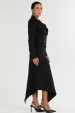 Saia Midi de Suede Alfaiataria Feminina Anabela - Preto - Tlic Rio