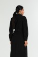 Vestido Midi Texturizado de Alfaiataria Feminina Lya - Preto - Tlic Rio