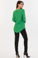 Blusa de Alfaiataria Feminina Manga Longa Felipa - Verde Salvia - Tlic Rio