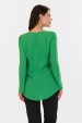 Blusa de Alfaiataria Feminina Manga Longa Felipa - Verde Salvia - Tlic Rio