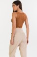 Blusa Cropped Regata de Alfaiataria Feminina Capitu - Angelin - Tlic Rio