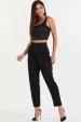 Calça Reta de Alfaiataria Feminina Kaila - Preto - Tlic Rio