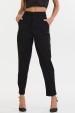 Calça Reta de Alfaiataria Feminina Kaila - Preto - Tlic Rio