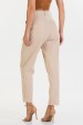 Calça Reta de Alfaiataria Feminina Kaila - Bege Fendi - Tlic Rio