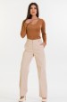 Blusa Manga Longa Decote V Suede de Alfaiataria Feminina Karina - Anjelim - Tlic Rio