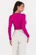 Blusa Manga Longa Basica de Alfaiataria Feminina Juliana - Pink - Tlic Rio