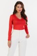 Blusa Manga Longa Basica de Alfaiataria Feminina Juliana - Mandarim - Tlic Rio