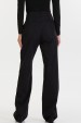 Calça Reta de Alfaiataria Feminina Pérola - Preto - Tlic Rio