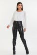 Calça Justa de Alfaiataria Feminina Yanni - Preto - Tlic Rio