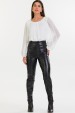Calça Justa de Alfaiataria Feminina Yanni - Preto - Tlic Rio