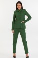 Casaco com Bolsos de Alfaiataria Feminina Matilde - Verde Militar - Tlic Rio
