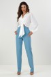 Calça de Alfaiataria Feminina Rebeca - Azul Claro - Tlic Rio