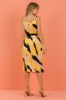 Vestido Marisa - Amarelo com Preto - Tlic Rio