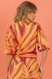 Blusa Maira - Pink com Amarelo - Tlic Rio