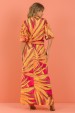 Blusa Maira - Pink com Amarelo - Tlic Rio