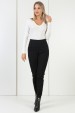 Calça Legging Feminina de Malha - Margo - Preto - Tlic Rio