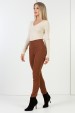 Calça Legging Feminina de Malha Margo - Marrom Café - Tlic Rio