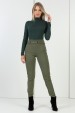 Calça Skinny Feminina de Malha Leila - Verde - Tlic Rio