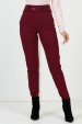 Calça Skinny Feminina de Malha Leila - Vinho - Tlic Rio