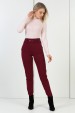 Calça Skinny Feminina de Malha Leila - Vinho - Tlic Rio