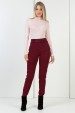Calça Skinny Feminina de Malha Leila - Vinho - Tlic Rio
