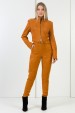 Calça Skinny Feminina de Suede Cintia - Camel - Tlic Rio