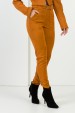 Calça Skinny Feminina de Suede Cintia - Camel - Tlic Rio