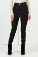 Calça Skinny Feminina em Tecido Plano - Melinda - Preto - Tlic Rio