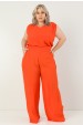 Calça Pantalona de Alfaiataria Nancy - Laranja - Tlic Rio