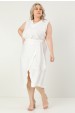 Saia Midi de Alfaiataria Selena - Off White - Tlic Rio