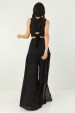 Blusa Cropped de Alfaiataria Zaya - Preto - Tlic Rio