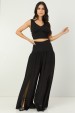 Blusa Cropped de Alfaiataria Zaya - Preto - Tlic Rio