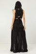 Blusa Cropped de Alfaiataria Zaya - Preto - Tlic Rio