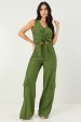 Blusa Regata de Alfaiataria Miranda - Verde Militar - Tlic Rio