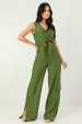 Blusa Regata de Alfaiataria Miranda - Verde Militar - Tlic Rio
