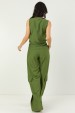 Blusa Regata de Alfaiataria Miranda - Verde Militar - Tlic Rio