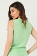 Blusa Regata de Alfaiataria Miranda - Verde Claro - Tlic Rio