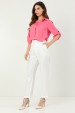 Calça de Alfaiataria Feminina Silvia - Off White - Tlic Rio