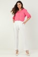Calça de Alfaiataria Feminina Silvia - Off White - Tlic Rio