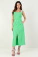 Blusa Cropped de Alfaiataria Demi - Verde - Tlic Rio