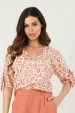 Blusa de Alfaiataria Feminina Candida - Cáqui - Tlic Rio