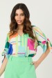 Blusa de Alfaiataria Feminina Candida - Verde Claro - Tlic Rio
